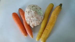 Karotten, Zeller, Gelbe Rüben